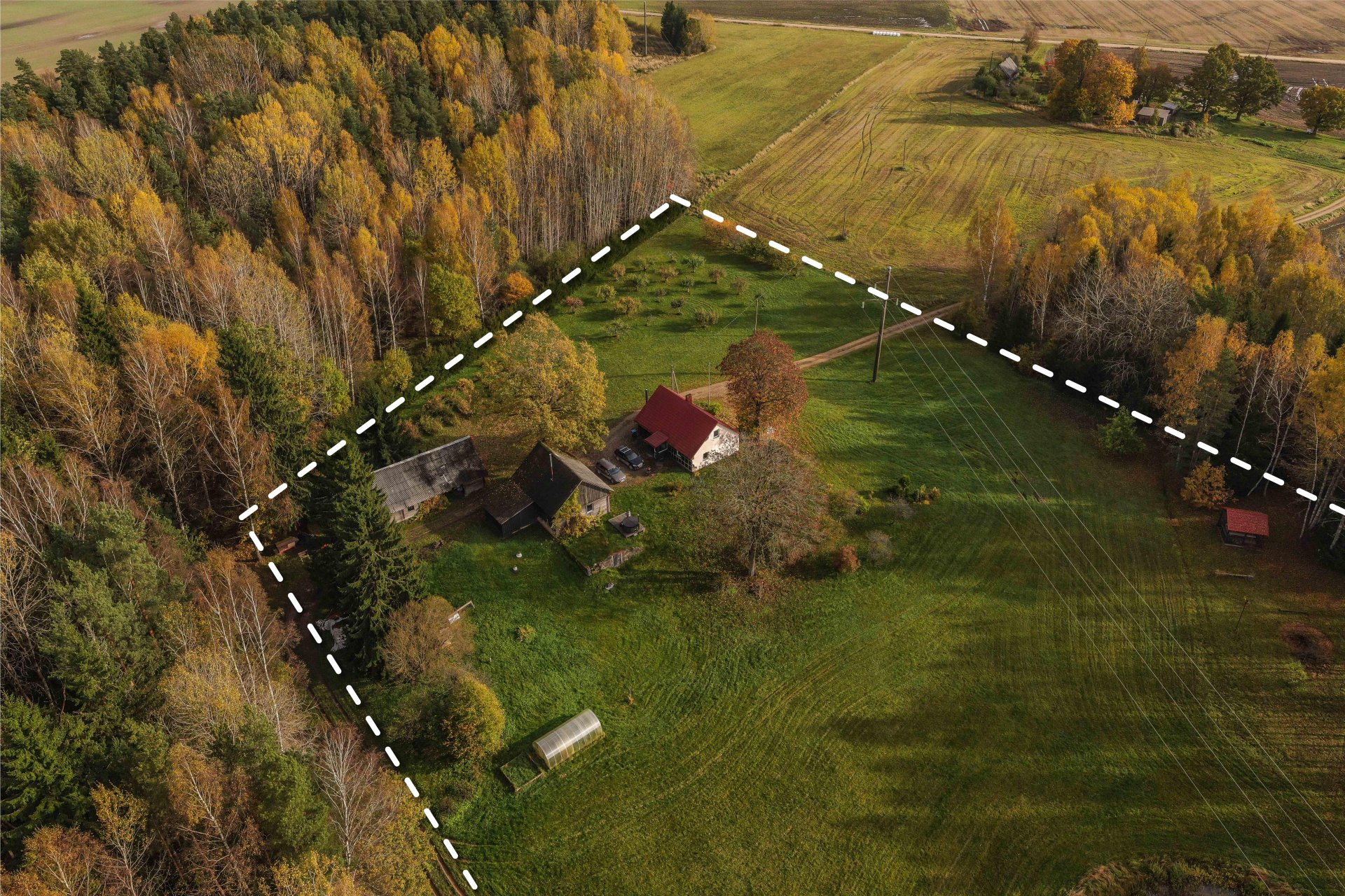 Kopta lauku viensēta ar 4,1 ha zemes , dzīvojamo māju un plašām saimniecības telpām.