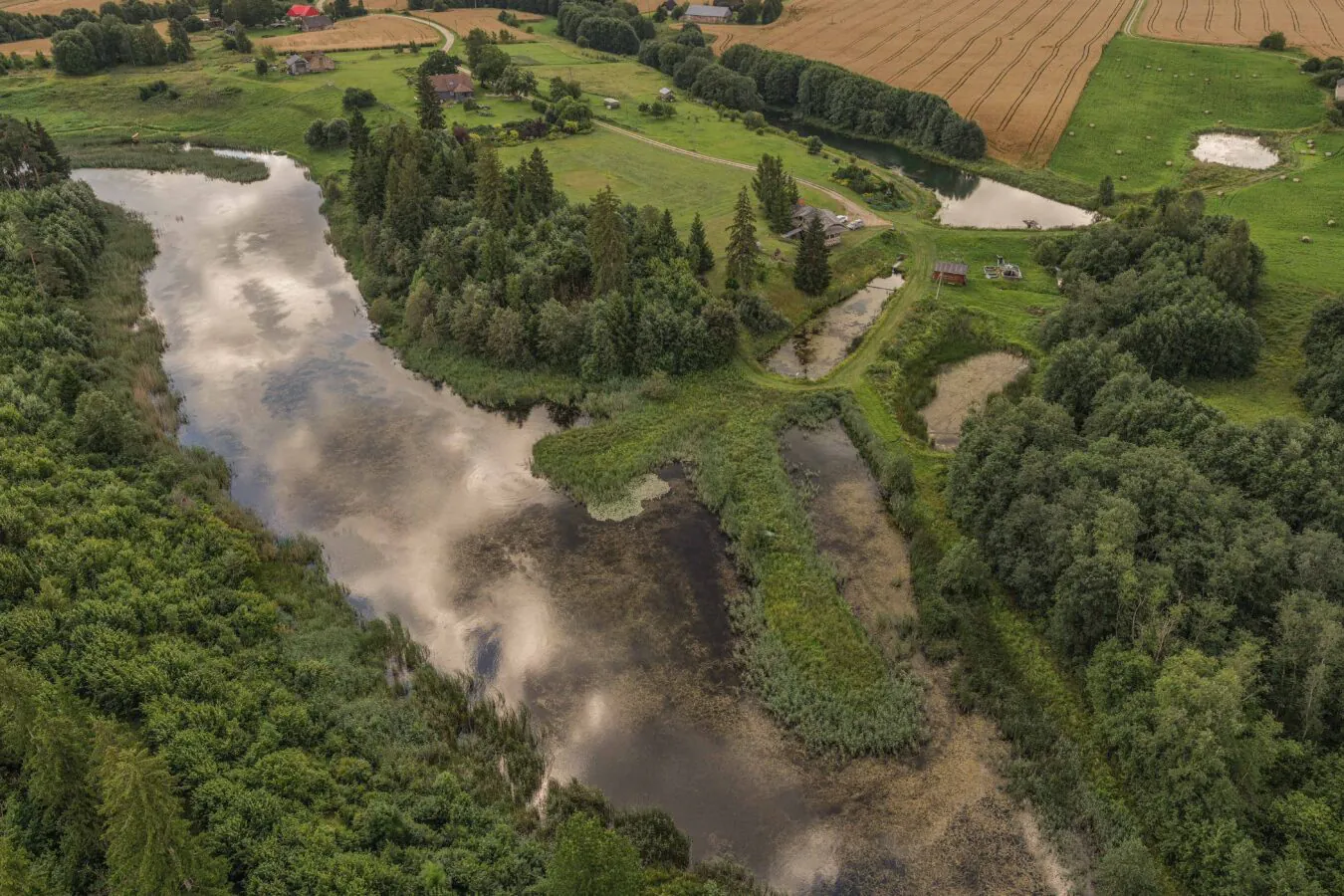 “Siguldas”, foreļu dīķi lauku īpašums, Saldus nov.