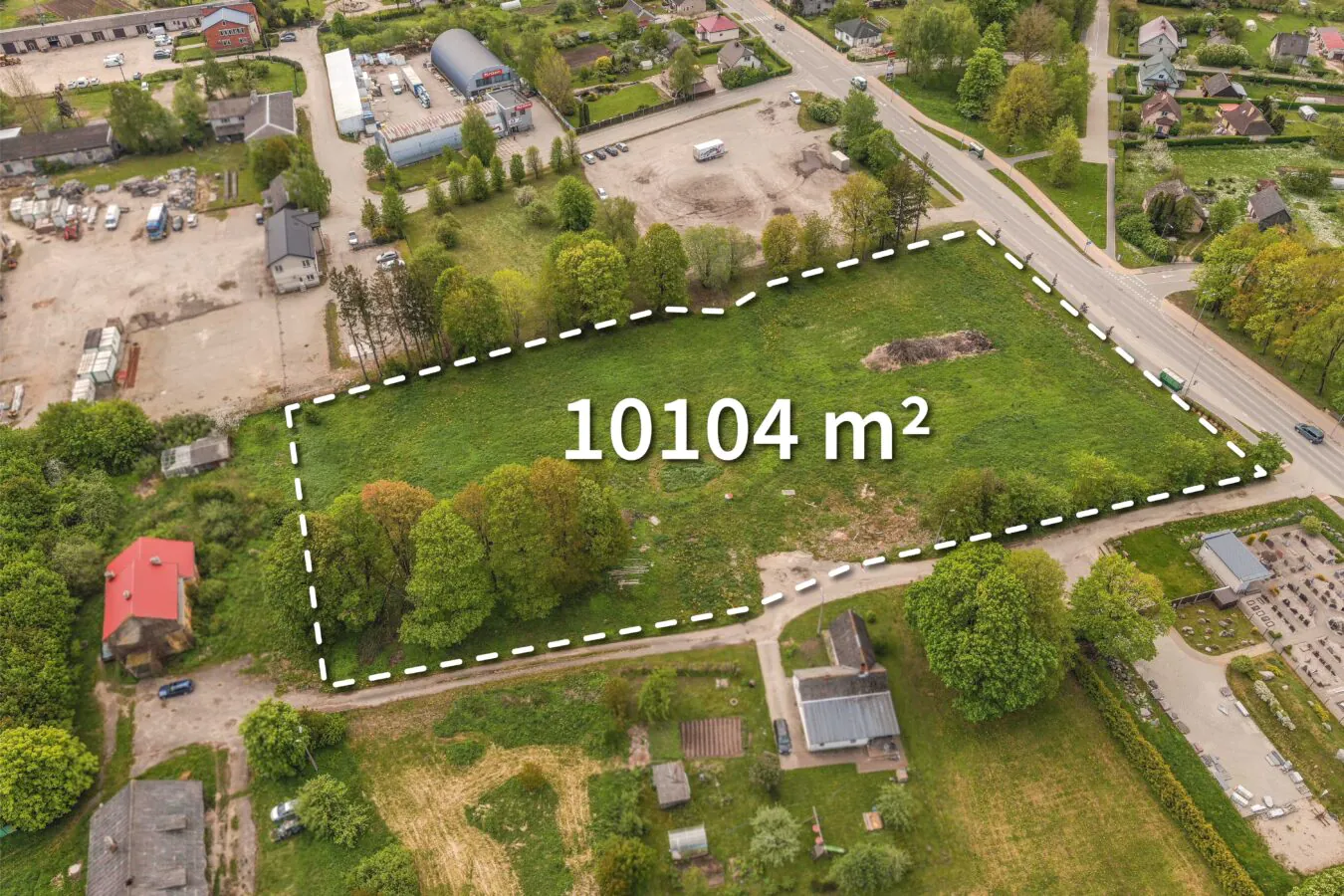 Investīciju attīstībai 1ha Saldū